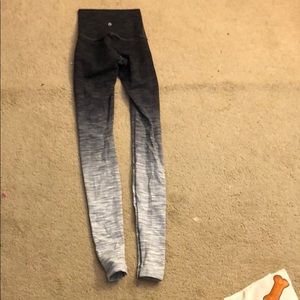 Lululemon full length ombré leggings